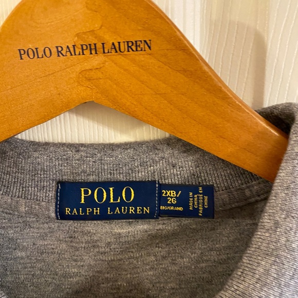 2XB -POLO RALPH LAUREN - Heather Gray. -XXL - Picture 3 of 6